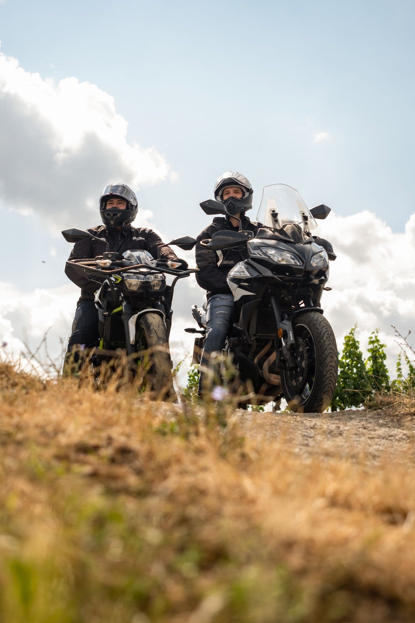 A80 Ausbildung auf dem Motorrad